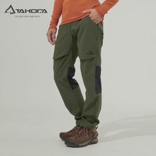 【TAKODA】Zuya Cordura耐磨防風防潑登山長褲 女款 橄欖綠(登山褲/耐磨褲/防風防潑)