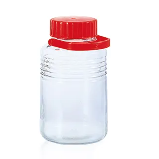 【ADERIA】日本進口手提式梅酒醃漬玻璃瓶5L(醃漬 梅酒罐 玻璃)