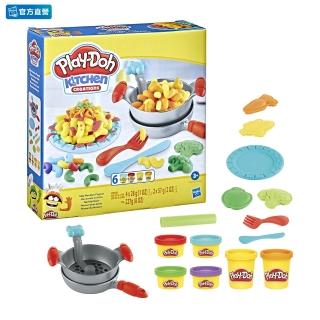 【PLAYDOH 培樂多】廚房系列-迷你廚師創作遊戲組 義大利麵 E5112(廚房玩具組/扮家家酒玩具/早教玩具)