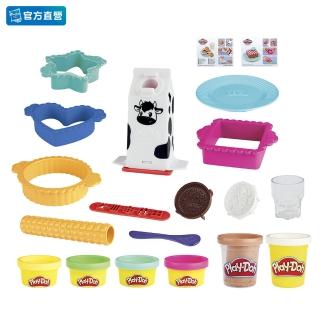 【PLAYDOH 培樂多】廚房系列-迷你廚師創作遊戲組 牛奶餅乾 E5112(廚房玩具組/扮家家酒玩具/早教玩具)