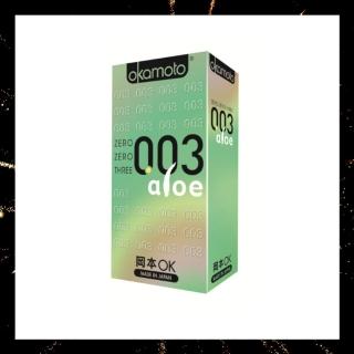 【Okamoto岡本】003 Aloe蘆薈極薄保險套10入/盒