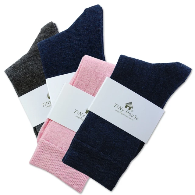 【TiNyHouSe 小的舖子】超細輕薄保暖羊毛襪 超值2雙組入(T-610/601)