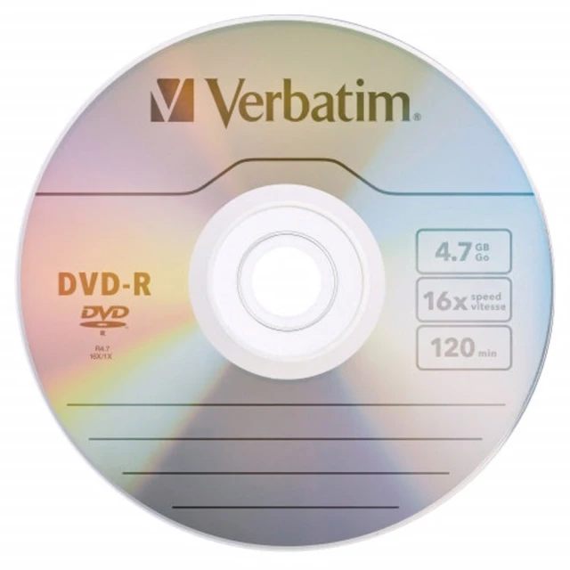 Verbatim 威寶 AZO 銀雀版 16X DVD-R 4.7GB 燒錄片(100片)