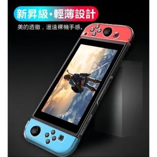 【ADHIL】水晶保護硬殼(適用Switch Oled /NS透明硬殼 副廠)