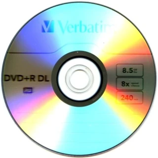 【Verbatim 威寶】國際版 AZO 8X DVD+R DL 8.5GB 桶裝(10片)