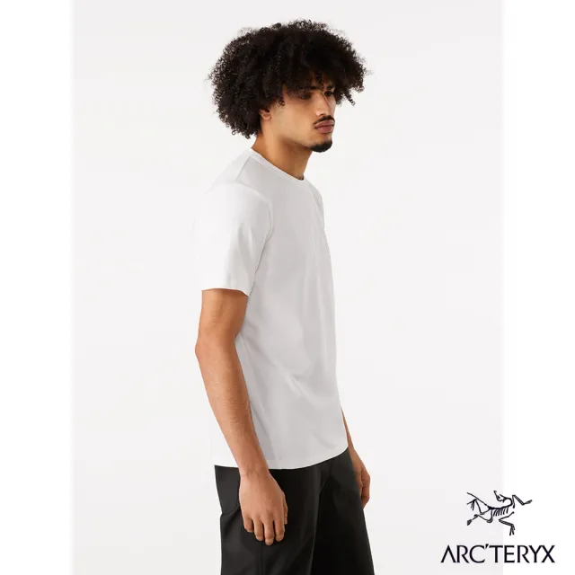 【Arcteryx 始祖鳥官方直營】男 Capitve 短袖 休閒 Tee(黑)