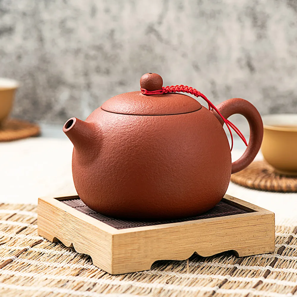 大桃 陶器製 茶器 丸型 紫砂