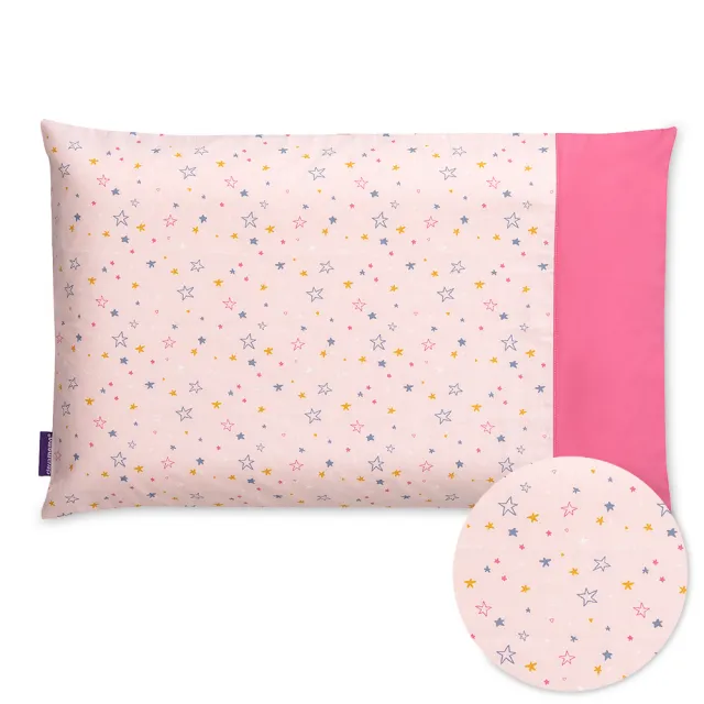 【ClevaMama】防扁頭幼童枕-專用枕套1入 35x55cm(枕頭套 嬰兒枕頭套)