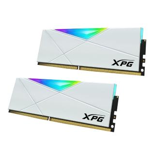 【ADATA 威剛】XPG DW50 DDR4/3600 16GB*2 桌上型記憶體(白★AX4U3600716G18I-DW50)