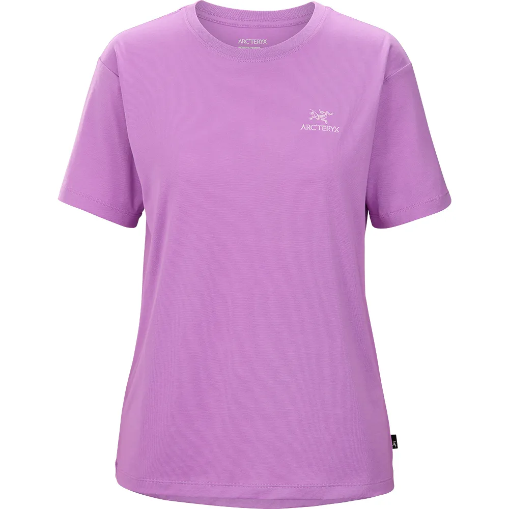 【Arcteryx 始祖鳥官方直營】女 LOGO 短袖 休閒 Tee(梅爾紫)