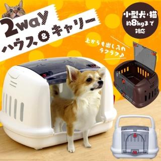 【IRIS】犬貓多功能提籃PHC-480(可繫車用安全帶)
