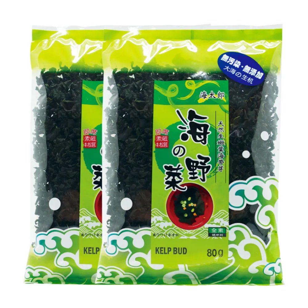 【味榮】海太郎 原味嫩葉海帶芽80g*2包