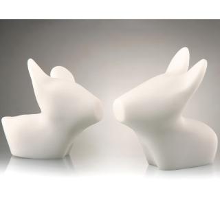 【Gallery Chuan 筌美術】開心笑笑(十二生肖 狗 複合石材 石雕 送禮 藝品 藝術禮品)