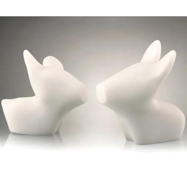 【Gallery Chuan 筌美術】開心笑笑(十二生肖 狗 複合石材 石雕 送禮 藝品 藝術禮品)