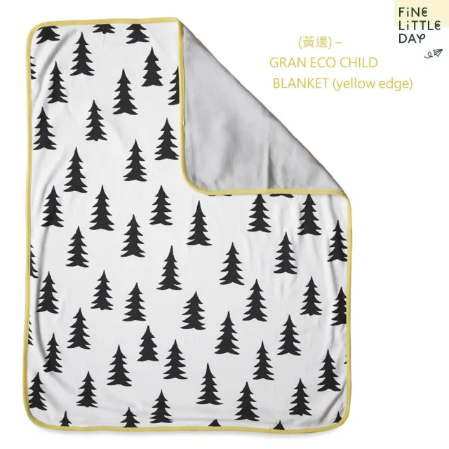 【北歐瑞典 FINE LITTLE DAY】GRAN /MOUNTAIN ECO CHILD BLANKET(森林山嵐有機棉毯平織毯-兩款可選)