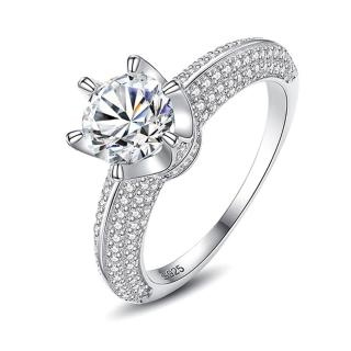 【Jpqueen】六爪水鑽求婚款式戒指