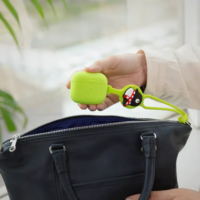【Bone 蹦克】AirPods 3 手掛保護套-附手掛繩(矽膠保護殼 I Phone 蘋果手機配件)