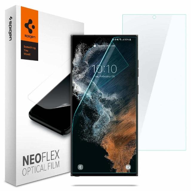 【Spigen】SGP Galaxy S22 Ultra NeoFlex F2-極輕薄防刮保護貼(2入組)