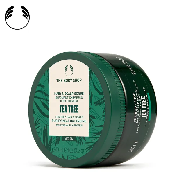 【THE BODY SHOP 美體小舖】茶樹淨化頭皮去角質洗髮霜(240ML/控油)