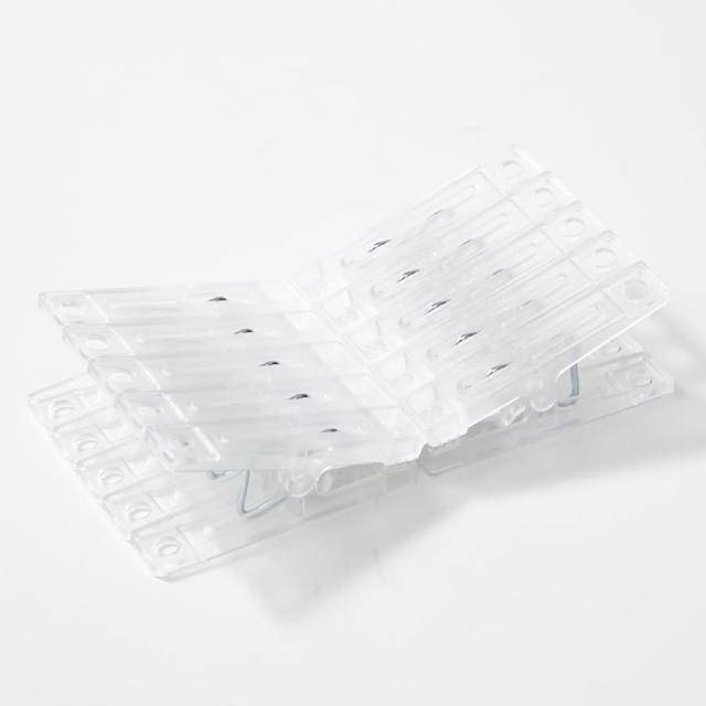【MUJI 無印良品】PC衣夾.鋁角衣架用 10個