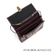 【RABEANCO】時尚風琴式設計多夾層信封包(薰衣草紫)
