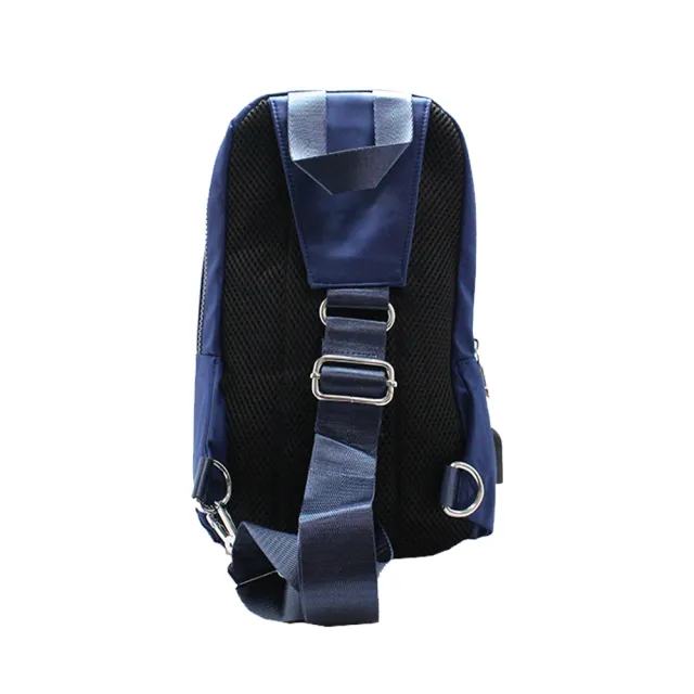 【DRAKA 達卡】格倫Glen系列-斜背/單肩胸包-藍(44DK59398596)