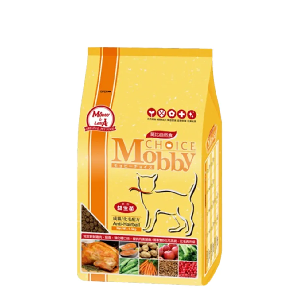 【Mobby 莫比】成貓化毛配方 7.5KG 貓飼料