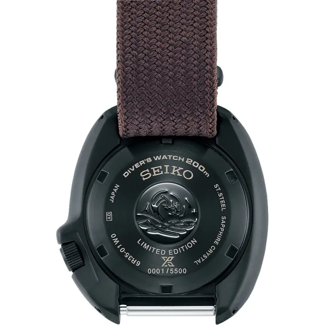 【SEIKO 精工】Prospex 限量 黑潮系列 1970年潛水機械錶 套錶 現代詮釋版 送行動電源(SPB257J1/6R35-01W0B)
