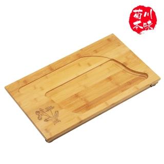 【菊川本味】荷花茶盤-排水-50cm(茶具 大茶盤 竹茶盤 長方茶盤 排水茶盤 泡茶用具 木質茶盤 開槽茶盤)