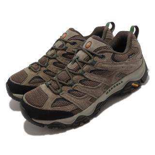 【MERRELL】戶外鞋 Moab 3 GTX 男鞋 防水 支撐 避震 耐磨 黃金大底 棕 黑(ML035797)