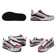 【SKECHERS】休閒鞋 Uno-Drip Dry 女鞋 緩震 絨面革 氣墊 穿搭推薦 白 黑(155365WBPK)