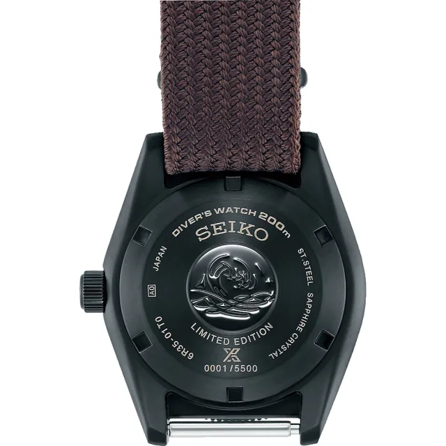 【SEIKO 精工】Prospex 限量 黑潮系列 1968年潛水機械錶 套錶 現代詮釋版 送行動電源(SPB255J1/6R35-01X0B)
