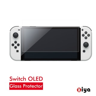 【ZIYA】Switch OLED 副廠究極保護鋼化玻璃螢幕保護貼(9H 2.5D)