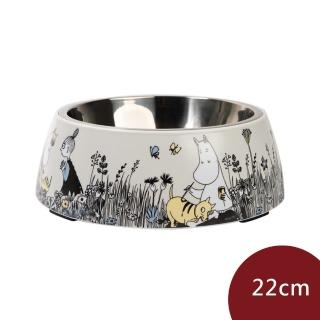 【Muurla】嚕嚕米寵物碗 毛小孩 寵物碗 狗碗 22cm 淺灰