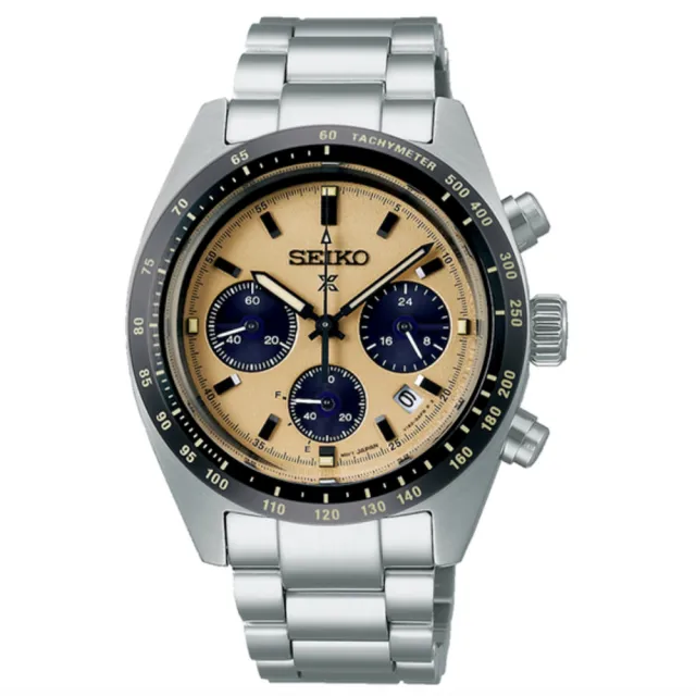【SEIKO 精工】PROSPEX 太陽能 計時 男錶 石英錶 熊貓錶 手錶 雙11 送禮_SK028(V192-0AF0Y/SSC817P1)