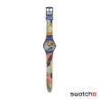 【SWATCH】龐畢度藝術中心聯名 旋轉木馬 Carousel 德勞內 Gent原創系列 手錶 瑞士錶 錶(34mm)