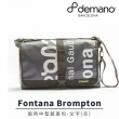 【Demano】Fontana Brompton 兩用中型郵差包-文字灰(B2DM-FTB-MC467N)