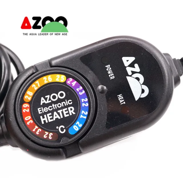 【AZOO】愛族 日本精準型控溫器M 150W 加溫器 防爆黑金鋼砂玻璃加熱(採用日本精準型電子IC電路)