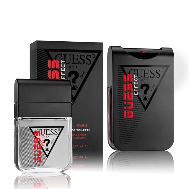 【GUESS】極動能男性淡香水100ml(贈鬍後水100ml.專櫃公司貨)