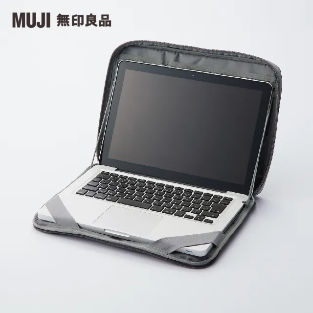 【MUJI 無印良品】可以直接放入使用的電腦包/灰.A4尺寸用