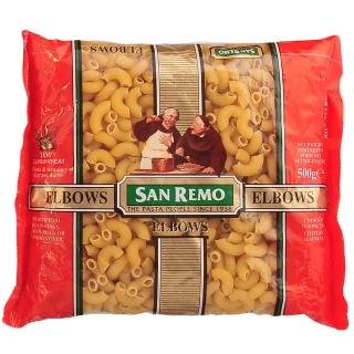 【美味大師】SAN REMO 義大利彎管麵(500G)