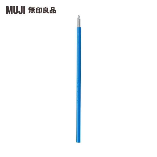 【MUJI 無印良品】三角多色原子筆芯/藍