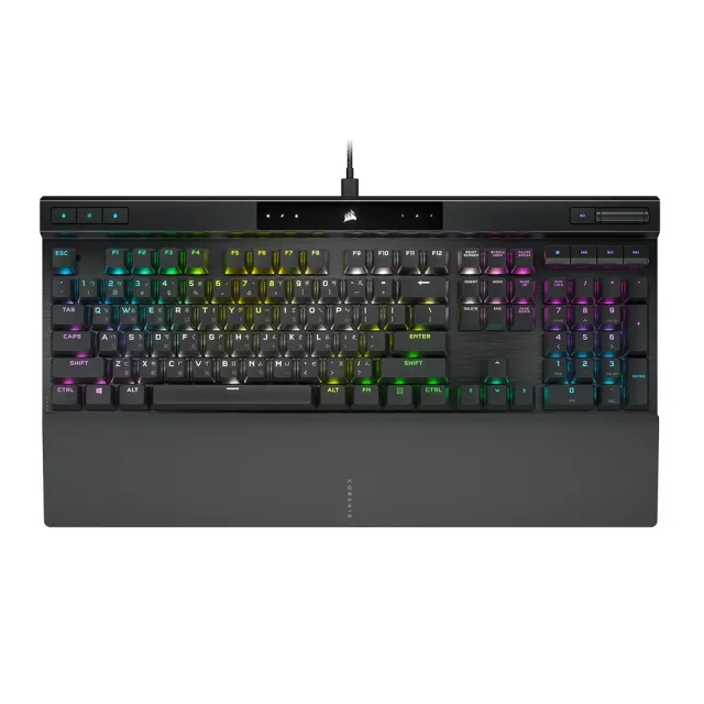 【CORSAIR 海盜船】K70 RGB PRO機械電競鍵盤(青軸)