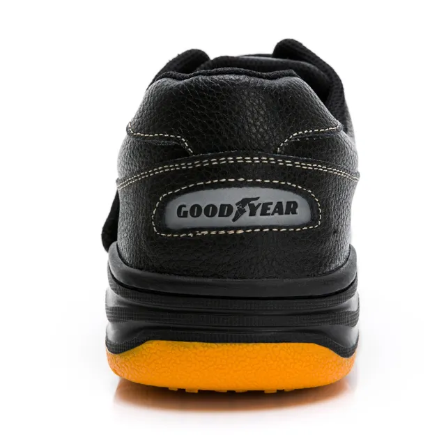 【GOODYEAR 固特異】蓋亞-認證安全鞋/男 工作鞋 鋼頭 防穿刺 頂級牛皮(GAMX23900)