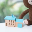 【eguchitoys】故事積木〈公寓〉(木頭/原木積木 兒童玩具 辦公室療癒小物 房間佈置裝飾 拍照道具)