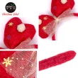 【摩達客】耶誕派對-俏皮大蝴蝶結聖誕髮箍(聖誕髮箍)