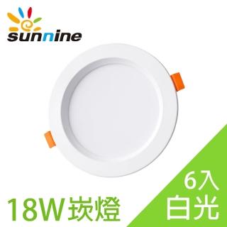 【旭創光電】旭創光電18W崁燈白光六入