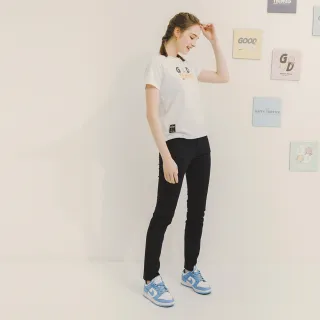 【Hang Ten】女裝-經典款-SLIM FIT修身五袋長褲(深藍)