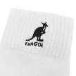 【KANGOL】男襪3入組 襪子 短襪 踝襪 棉襪 男用短襪(黑色/白色)
