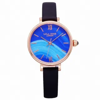 【LOLA ROSE】LOLA ROSE 英式LONDON的美感時尚優質腕錶-寶石藍-LR2114